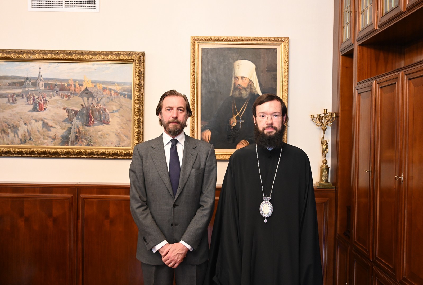 Meeting with Metropolitan Anthony of Volokolamsk, Chairman of the Department for External Church Relations of the Moscow Patriarchate